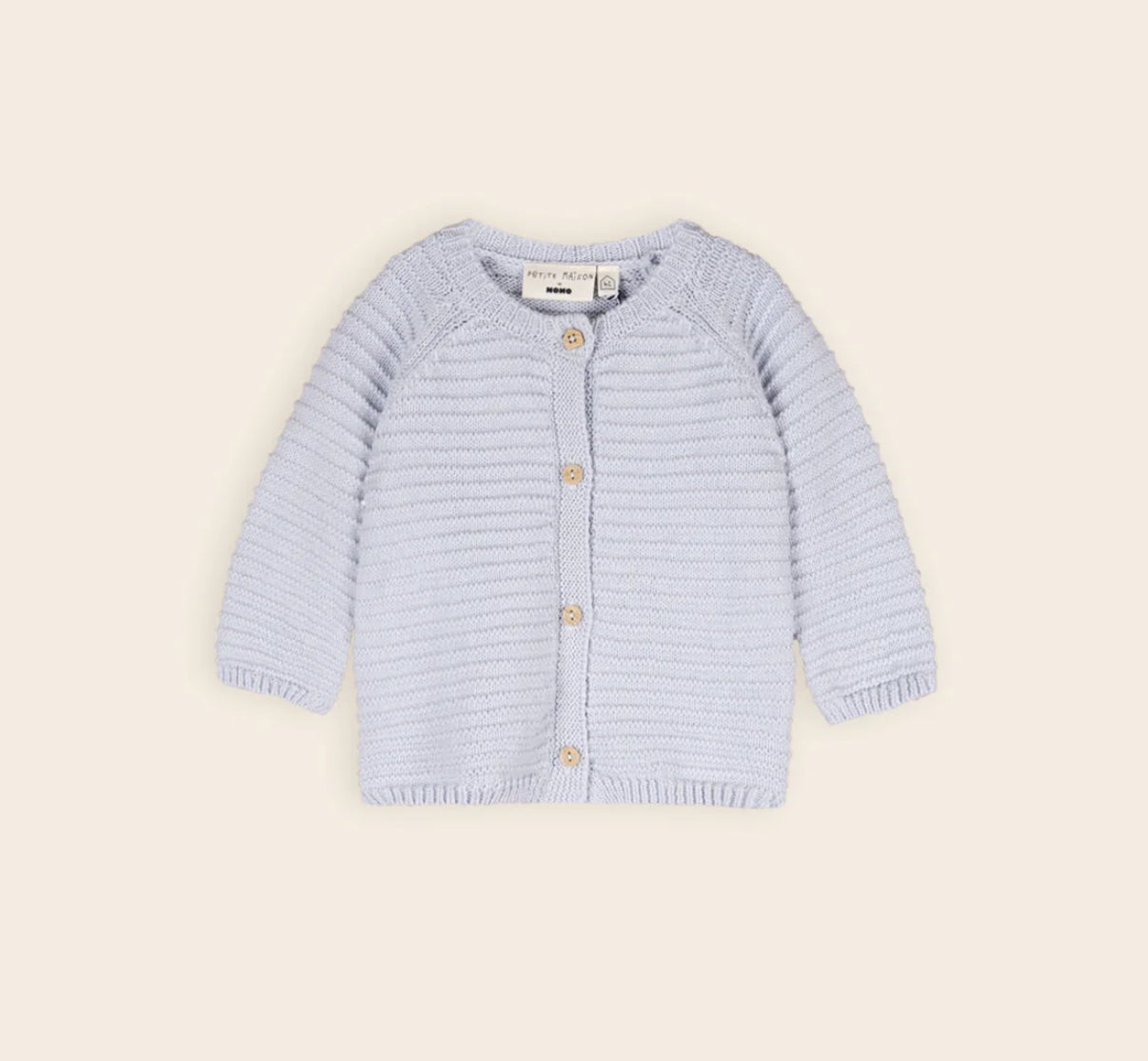 Organic Cotton Knit Cardigan by Petite Maison x Nono
